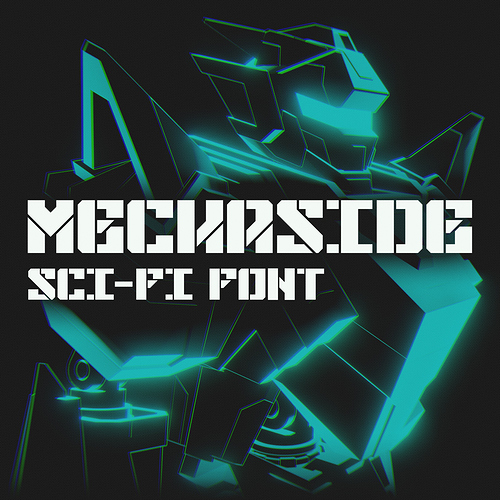 Mechaside-Sci-Fi-Font