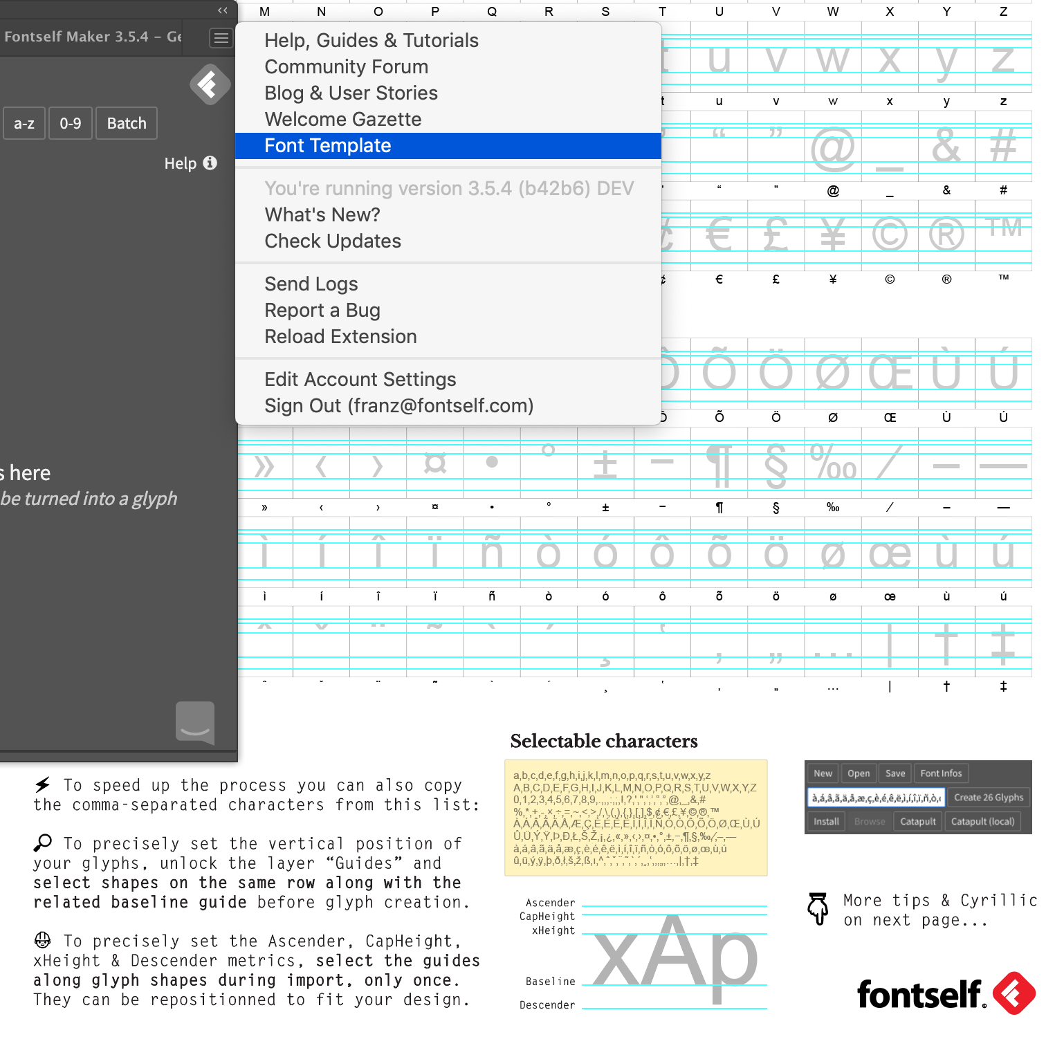 Batch Loading Cyrillic Letters Feedback On Fontself For Illustrator Fontself